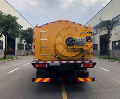 東風天錦國六8.6方下水道疏通清洗車 物業管理中的高效清潔解決方案